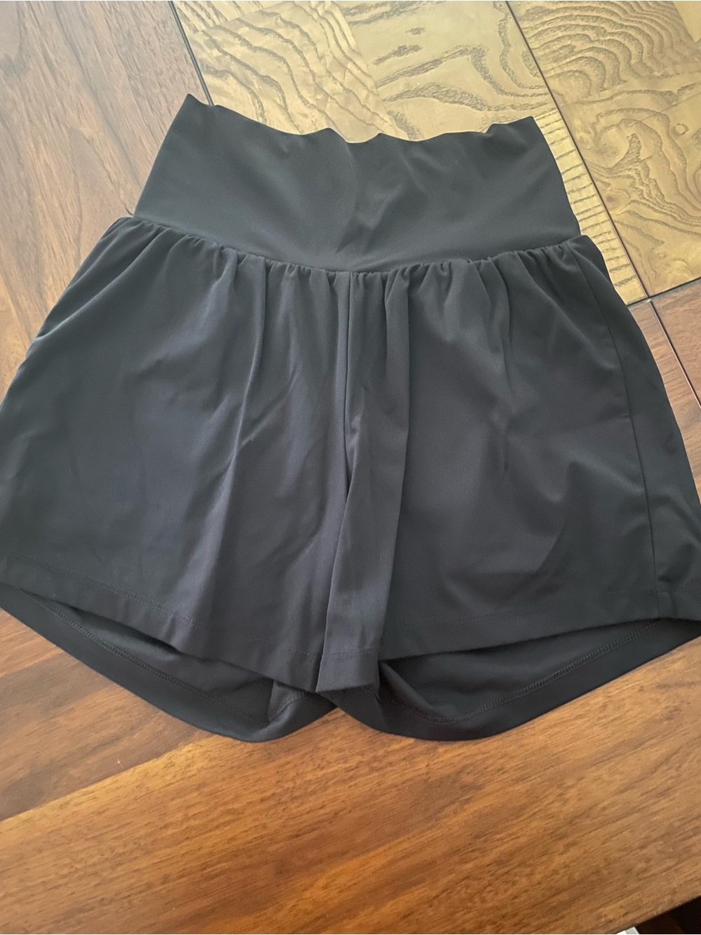 HALARA Black High-Rise Athletic Shorts D2